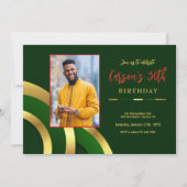 Moderne Abstracte Foto Uitnodiging (Voorkant)