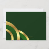 Moderne Abstracte Foto Uitnodiging (Achterkant)