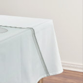 Moderne Abstracte Fractal Blue Turquoise Grey Text Tafelkleed (Voorbeeld)