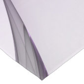 Moderne Abstracte Fractale Kunst Lavendelgrijs Korte Tafelloper (Hoek)