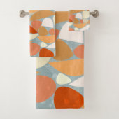 Moderne Abstracte gebastel geometrisch Bad Handdoek (Insitu)