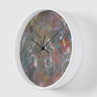Moderne Abstracte gedurfde "Flower Garden" wandklo