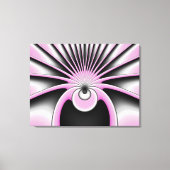 Moderne Abstracte Gekke Fractale Kunstpatroon Canvas Afdruk (Voorkant)