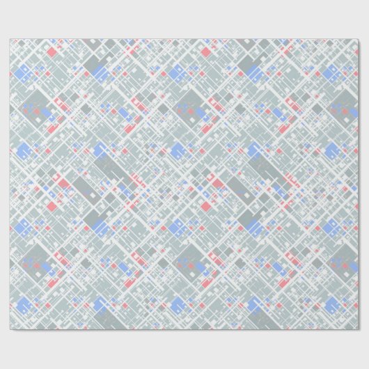 Moderne abstracte geometrie. cadeaupapier (Vlak)