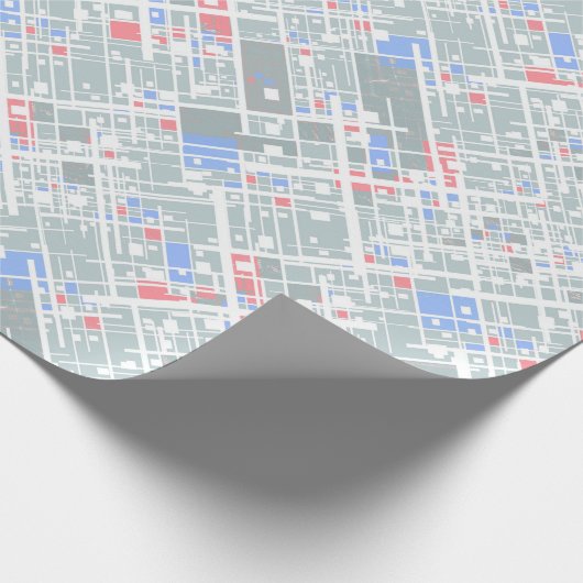 Moderne abstracte geometrie. cadeaupapier (Hoek)