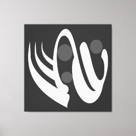 moderne abstracte geometrie canvas afdruk