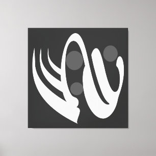 moderne abstracte geometrie canvas afdruk