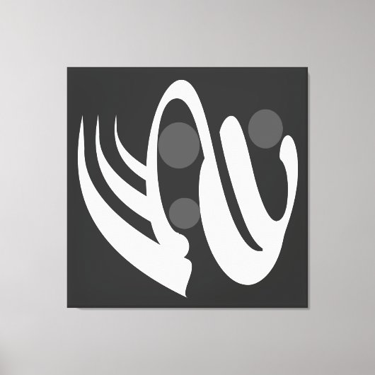 moderne abstracte geometrie canvas afdruk (Voorkant)