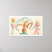 Moderne Abstracte geometrie Canvas Afdruk (Voorkant)