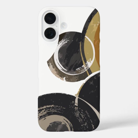 Moderne Abstracte geometrie Case-Mate iPhone Case (Achterkant)