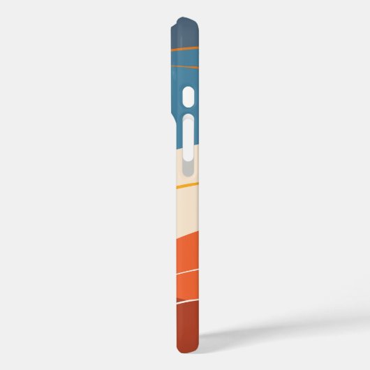 Moderne Abstracte geometrie Case-Mate iPhone Case (Achterkant / Links)