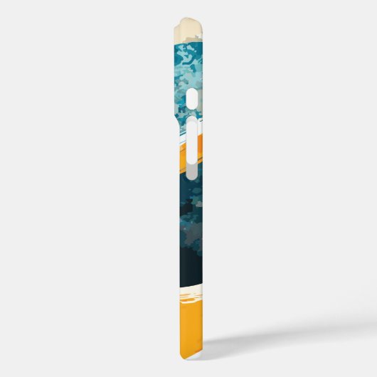 Moderne Abstracte geometrie Case-Mate iPhone Case (Achterkant / Links)