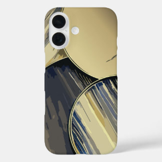 Moderne Abstracte geometrie iPhone 16 Hoesje
