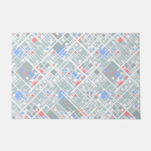 Moderne abstracte geometrie. deurmat
