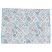 Moderne abstracte geometrie. groot cadeauzakje (Achterkant)