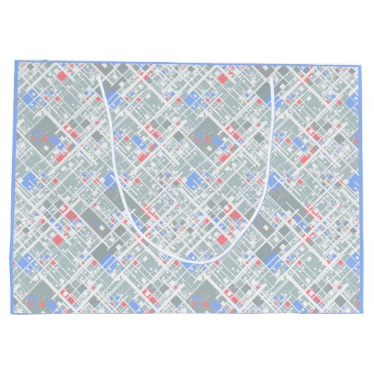 Moderne abstracte geometrie. groot cadeauzakje (Achterkant)