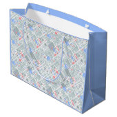 Moderne abstracte geometrie. groot cadeauzakje (Achterkant Gekanteld)