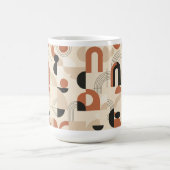 Moderne abstracte geometrie koffiemok (Center)