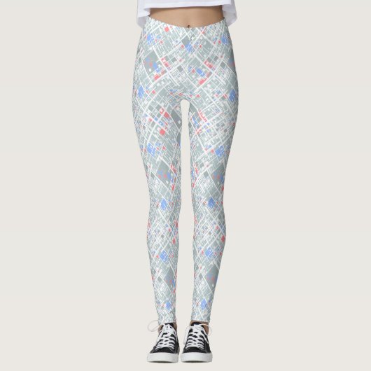 Moderne abstracte geometrie. leggings (Voorkant)