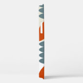 Moderne abstracte geometrie met gestileerde bloeme Case-Mate iPhone case (Achterkant / Rechts)
