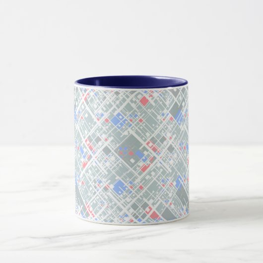 Moderne abstracte geometrie. mok (Midden)