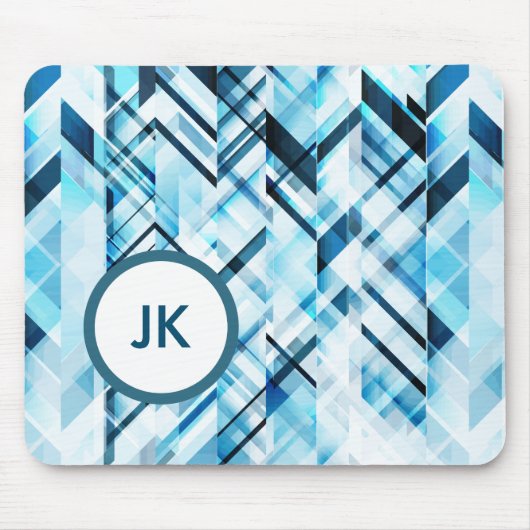 Moderne Abstracte geometrie Muismat (Voorkant)