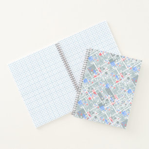 Moderne abstracte geometrie. notitieboek