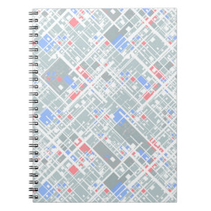 Moderne abstracte geometrie. notitieboek