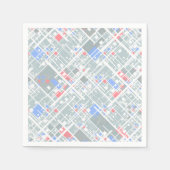 Moderne abstracte geometrie. servet (Voorkant)