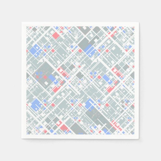 Moderne abstracte geometrie. servet (Voorkant)