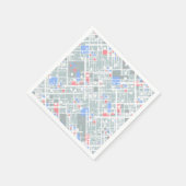 Moderne abstracte geometrie. servet (Hoek)