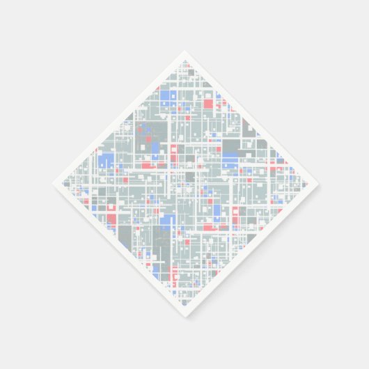 Moderne abstracte geometrie. servet (Hoek)