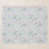 Moderne abstracte geometrie. sherpa deken (Voorkant (horizontaal))