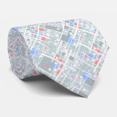 Moderne abstracte geometrie. stropdas (Opgerold)