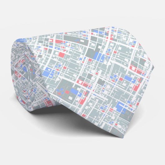 Moderne abstracte geometrie. stropdas (Opgerold)