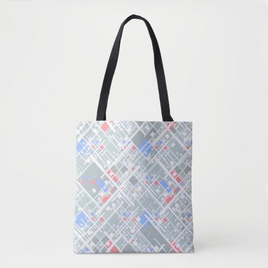 Moderne abstracte geometrie. tote bag (Voorkant)