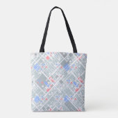Moderne abstracte geometrie. tote bag (Achterkant)