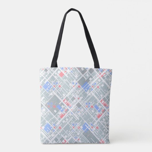 Moderne abstracte geometrie. tote bag (Achterkant)