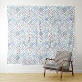 Moderne abstracte geometrie. wandkleed (In Situ (horizontaal))