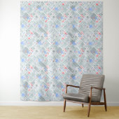 Moderne abstracte geometrie. wandkleed (In situ)