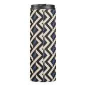 Moderne Abstracte geometrische 2 - Blue Ridge, Pan Thermosbeker (Achterkant)