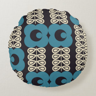 Moderne abstracte geometrische achtergrond met ges rond kussen
