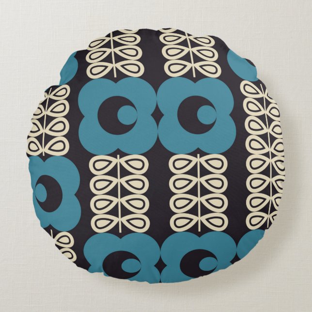 Moderne abstracte geometrische achtergrond met ges rond kussen (Voorkant)