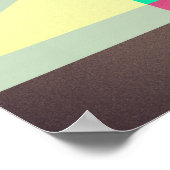 Moderne Abstracte geometrische afdrukken Poster (Hoek)