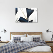 Moderne Abstracte Geometrische Architectuur Canvas Afdruk (Insitu (Slaapkamer))