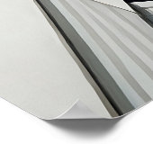 Moderne Abstracte Geometrische Architectuur Poster (Hoek)