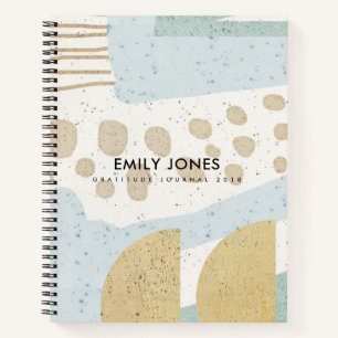 MODERNE ABSTRACTE GEOMETRISCHE ART CERAMISCHE TEXT NOTITIEBOEK