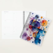 Moderne Abstracte Geometrische Cirkels Planner (Display)