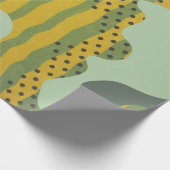 Moderne abstracte geometrische compositie met deco cadeaupapier (Hoek)