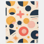 Moderne Abstracte geometrische deken (Voorkant)